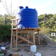 Su deposu için tezgah ve su tesisatı yapımı.