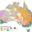 Soil map of australia