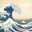 700px tsunami by hokusai 19th century