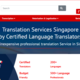 Singapore  translators